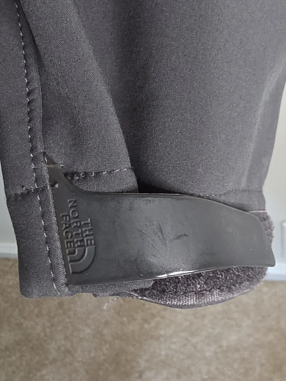 The North Face right plastic